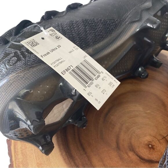 Adidas Freak Ultra 20 Primeknit Boost Football Cleats Black EF8671 Mens size 9 - Picture 9 of 12